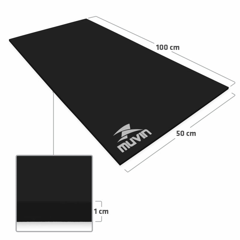 Colchonete de Exercícios em EVA Muvin Basics - Tamanho 100cm x 50cm x 1cm - Tapete Para Treino - Academia - Ginástica